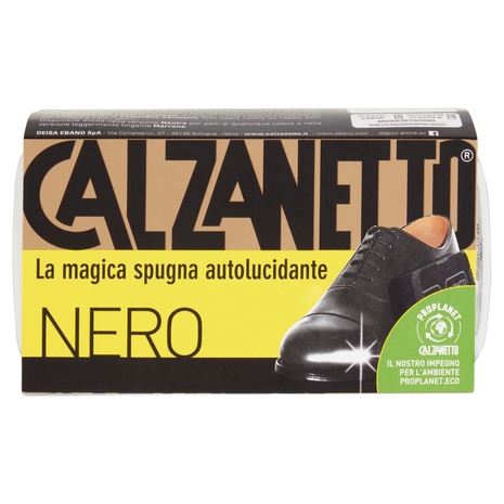 Calzanetto la magica spugna autolucidante Nero